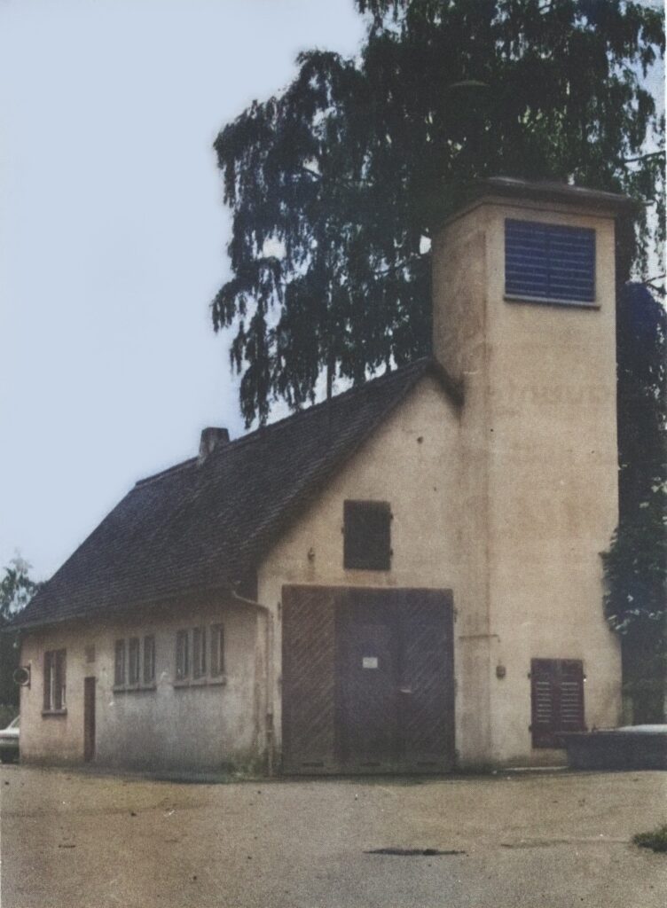 Das Gerätehaus in der Hausener Straße, Heimat der FF Insingen von 1955-1997